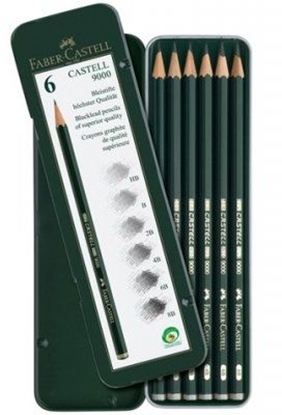Attēls no Faber-Castell Oówek Castell 9000 6 Sztuk Faber-Castell (119063 FC)