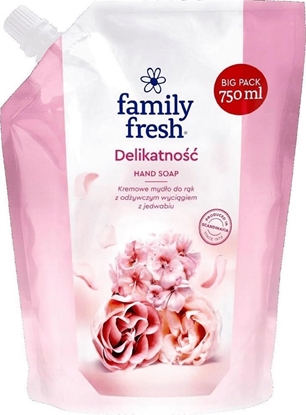 Изображение Family Fresh FAMILY FRESH_Hand Soap pielęgnacyjne mydło do rąk z wyciągiem z jedwabiu Refill 750ml