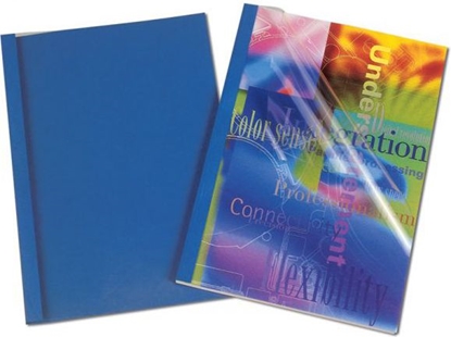 Изображение Fellowes 53171 binding cover A4 Plastic, PVC Blue, Transparent 100 pc(s)
