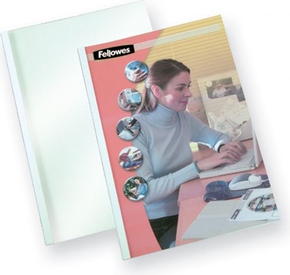 Изображение Fellowes 53152 binding cover A4 Plastic Transparent, White 100 pc(s)