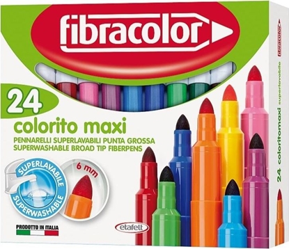 Attēls no Fibracolor Mazaki Colorito Maxi 24 kolory FIBRACOLOR
