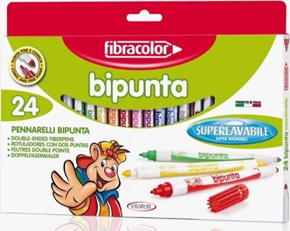Picture of Fibracolor Pisaki Bipunta Double Point 24 kol FIBRACOLOR