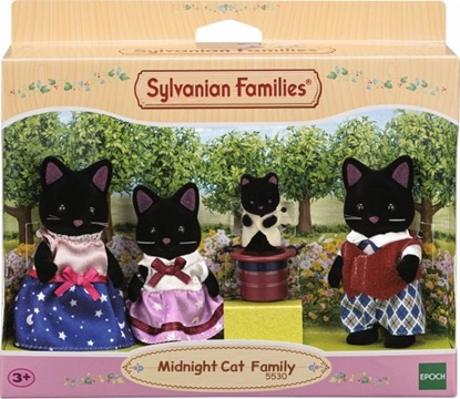 Изображение Sylvanian Families Midnight Cat Family