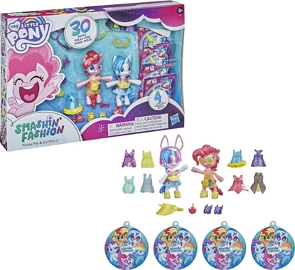 Attēls no Figurka Hasbro My Little Pony Smashin Fashion - Pinkie Pie i DJ Pon-3 (F1286)