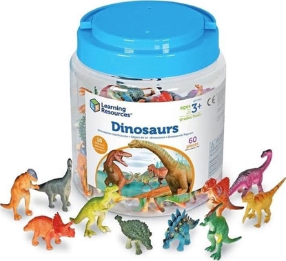Изображение Figurka Learning Resources Dinozaury - zestaw figurek 60 szt. (LER0811)