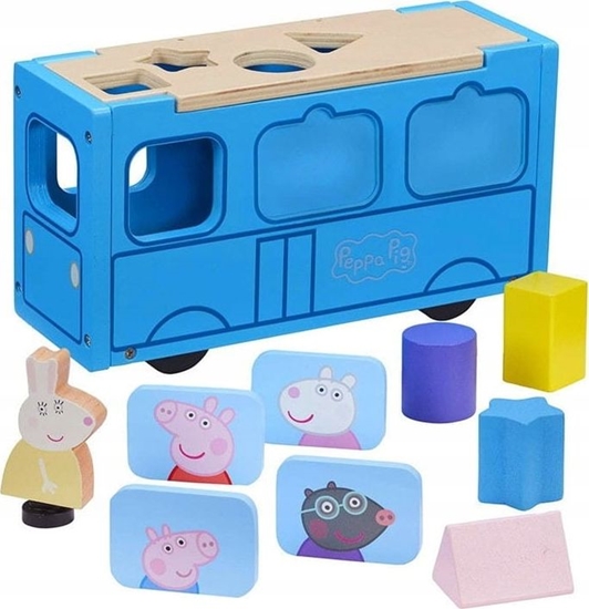 Picture of Figurka Tm Toys winka Peppa - Drewniany autobus