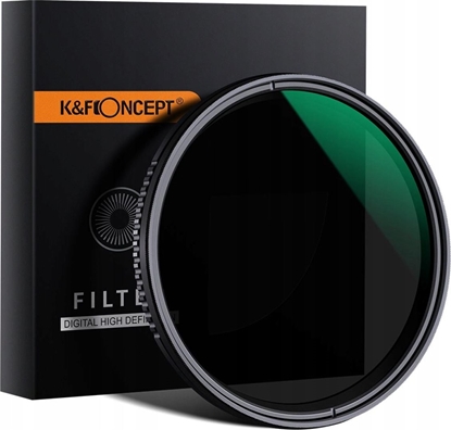 Изображение Filtr K&F Filtr ND 49mm REGULOWANY szary FADER ND8-ND2000 KF () - 101441