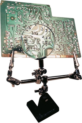 Attēls no Fixpoint Zestaw trzecia rka do lutowania 2 uchwyty z lup (51199)