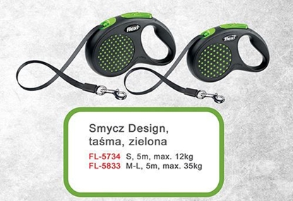 Picture of Flexi DESIGN M TAMA 5m ZIELONA