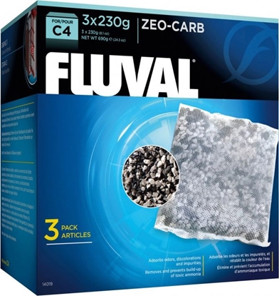 Picture of Fluval Wkad wglowy Zeo-Carb do filtra C4, 3x230g