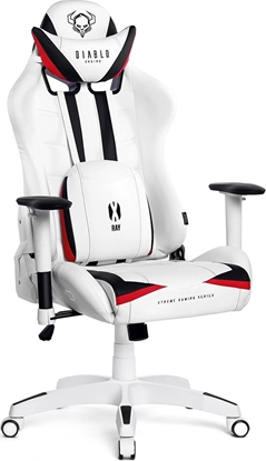 Изображение Fotel Diablo Chairs X-RAY King Size XL biały