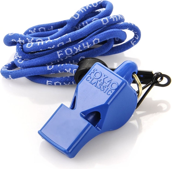 Picture of Fox40 Gwizdek ze sznurkiem Fox 40 Classic niebieski (38085)