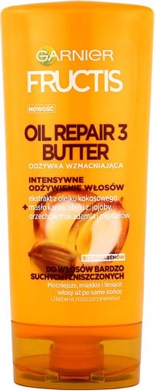 Изображение Garnier Fructis Oil Repair 3 Butter odywka do wosów suchych i zniszczonych 200ml