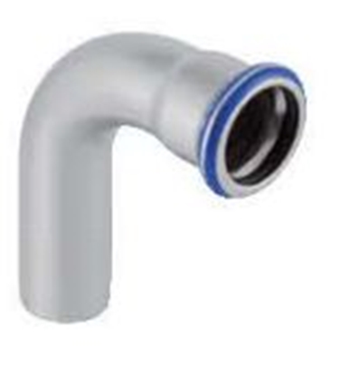 Изображение Geberit Kolano Mapress Edelstahl jednokielichowe 90° DN 50 (33308)