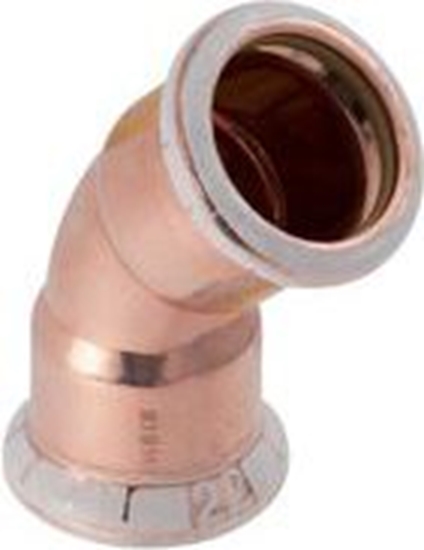 Изображение Geberit Kolano Mapress Kupfer Gas 45° 15mm (34514)