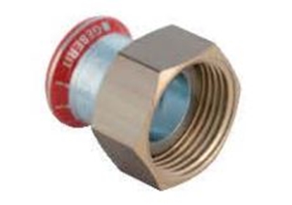 Изображение Geberit rubunek Mapress C-Stahl 22mm przejciowe do zaworów GW 1" (25034)