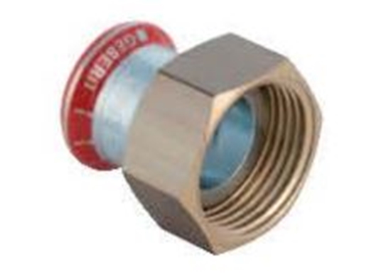 Изображение Geberit rubunek Mapress C-Stahl 22mm przejciowe do zaworów GW 1" (25034)