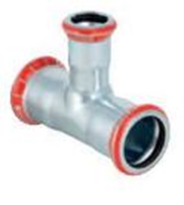 Изображение Geberit Trójnik redukcyjny Mapress C-Stahl DN 40/12/40 (21216)