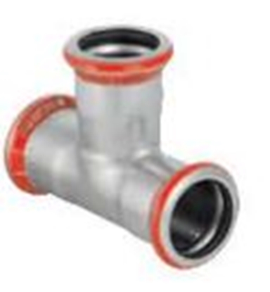 Изображение Geberit Trójnik równoprzelotowy Mapress C-Stahl DN 65 (21009)