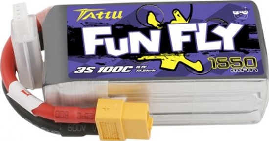 Picture of Gens Ace & TATTU Akumulator Tattu Funfly 1550mAh 11,1V 100C 3S1P XT60