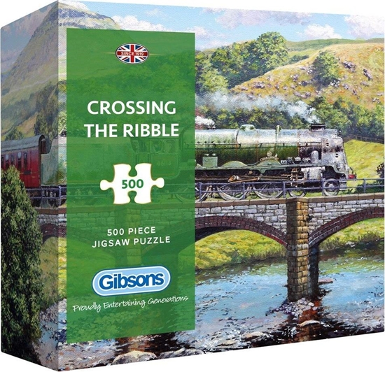 Изображение Gibsons Puzzle 500 Most na rzece Ribble/Anglia G3