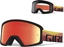 Attēls no Giro Gogle GIRO BLOK orange heatwave (Szyba kolorowa AMBER xx% S3 + Szyba Przeroczysta 99% S0) mocowanie pod zrywki +10 zrywek (NEW)
