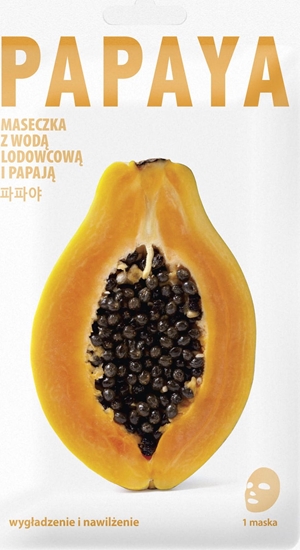 Изображение Glacial Water Koreaska maseczka Papaja