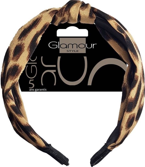 Изображение Glamour GLAMOUR_Opaska do wosów z wzem Panterka