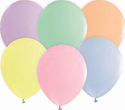 Attēls no GoDan Balony makaroniki Mix, Beauty&Charm, 30 cm, 50 szt.