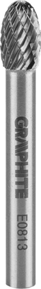 Attēls no Graphite FREZ DO METALU HM TYP E (OWALNY) 8 X 13 MM TRZPIE 6 X 45 MM 55H364 GRAPHITE