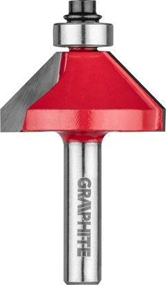 Attēls no Graphite Frez widiowy (Frez ksztatowy z oyskiem, HM, 35.5 x 15.9 mm, trzpie 8 mm)