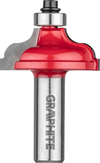 Picture of Graphite Frez widiowy (Frez ksztatowy z oyskiem, zaokrglajcy, HM, 38.6 x 15.9 mm, trzpie 12 mm)