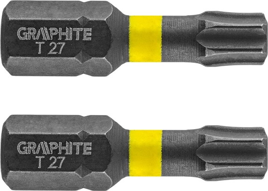 Picture of Graphite Kocówka wkrtakowa (Bity udarowe TX27 x 25 mm, 2 szt.)