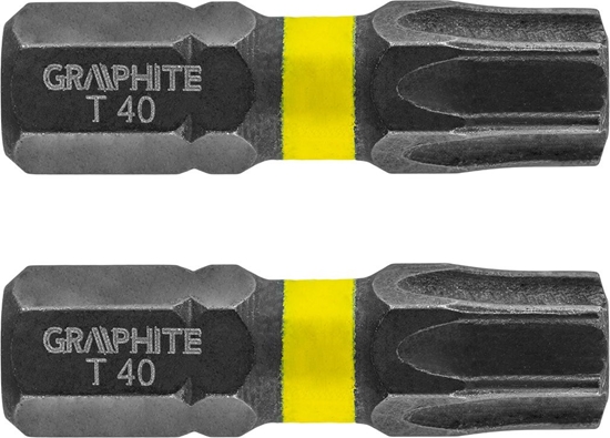 Picture of Graphite Kocówka wkrtakowa (Bity udarowe TX40 x 25 mm, 2 szt.)