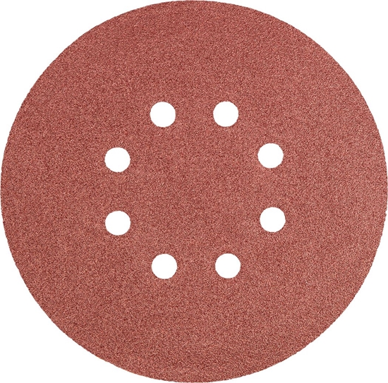 Изображение Graphite Krki cierne (Krki cierne 150 mm, K100, 5 szt., z 8 otworami)