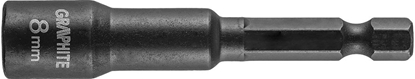 Attēls no Graphite Nasadka magnetyczna (Nasadka udarowa, magnetyczna 8 x 65 mm)