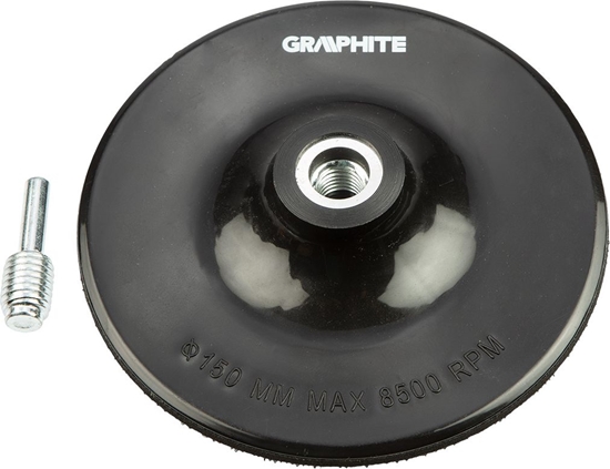 Picture of Graphite Tarcza elastyczna (Tarcza elastyczna z rzepem 150 mm x M14 + trzpie)