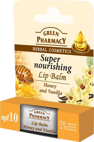 Picture of Green Pharmacy Green Pharmacy Balsam do ust miód i wanilia Super Nourishing 3.6g (816978)