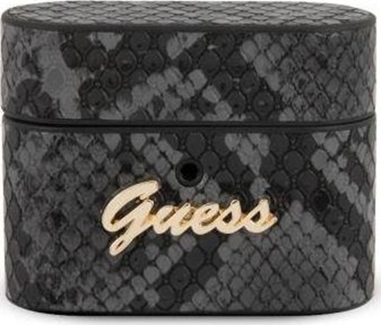 Picture of Guess Etui ochronne GUACAPPUSNSMLBK Python Collection do AirPods Pro czarne