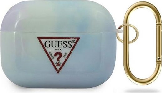 Изображение Guess Etui ochronne GUACAPTPUMCGC02 Tie&Dye Collection do AirPods Pro niebieskie