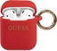 Picture of Guess Etui ochronne GUACCSILGLRE Silicone Glitter do AirPods 1/2 czerwone