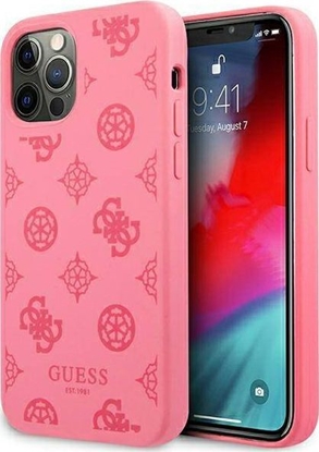 Attēls no Guess Guess GUHCP12LLSPEFU iPhone 12 Pro Max 6,7" fuksja/fushia hard case Peony Collection