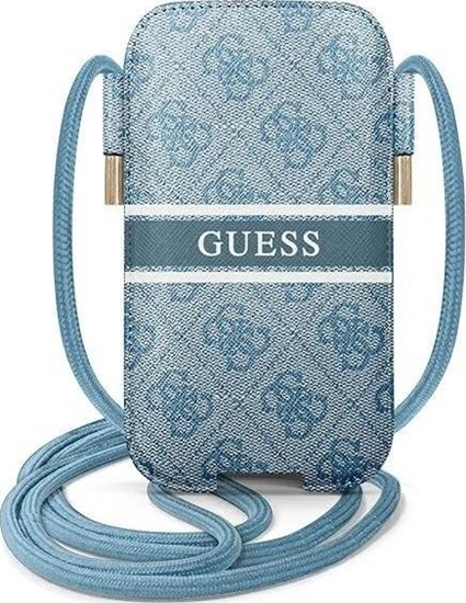 Изображение Guess Torebka GUPHM4GDBL 6,1 blue hardcase 4G Stripe