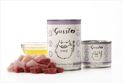 Picture of GUSSTO Karma w puszcze dla kota z indykiem i kaczk Fresh Turkey Duck 400g