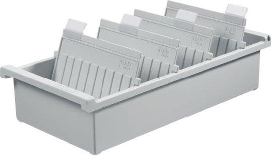 Picture of HAN Kartoteka otwarta HAN Kartei, polistyren, A4, szara