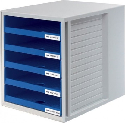 Picture of HAN ZESTAW 5 SZUFLADEK HAN CABINETSET, POLISTYREN, A4, OTWARTE, NIEBIESKI HN140114-10