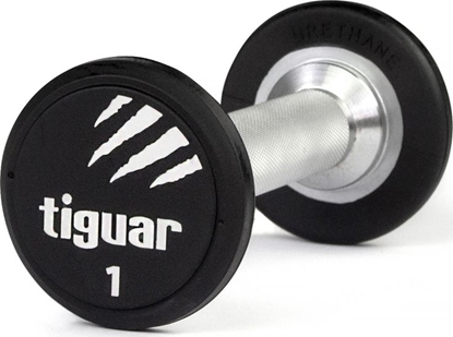 Attēls no Tiguar hantel TI-WHPU0010 gumowany 1 x 1 kg