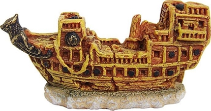 Attēls no HAPPET Ozdoba akwariowa Happet R103 statek wrak 6,5 cm