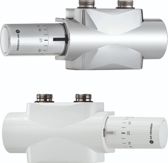 Picture of Heimeier Zestaw termostatyczny Multilux 4 gowica Halo biay (9690-27.800)