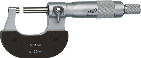Picture of Helios-Preisser Mikrometr zewntrzny din 863-1 zakres 0-25 mm podziaka 0,01 mm preisser (0800501)